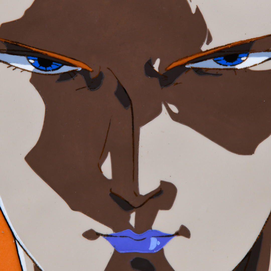 Sonic Soldier Borgman – Valion Portrait – original animation production artwork – detail 2