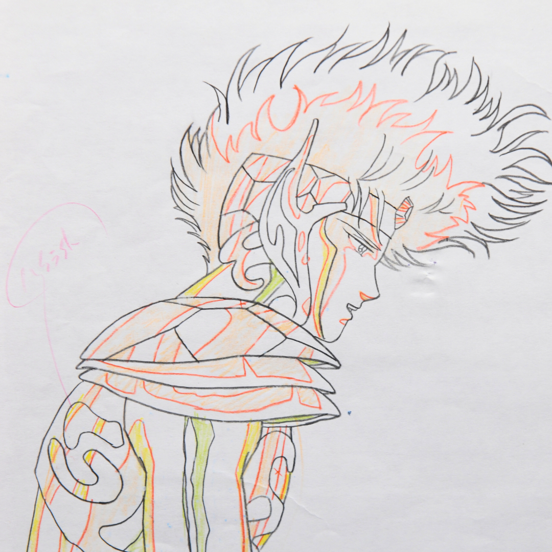 Saint Seiya – Crystal Saint Profile – original animation production artwork