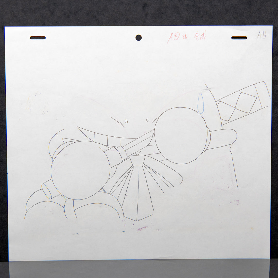 Goemon Mystical Ninja – Naughty Ninja – original animation production artwork – detail 5