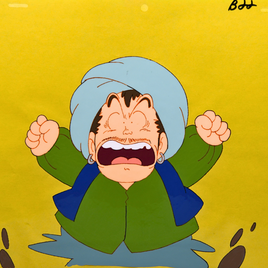 Dr. Slump – Senbei Norimaki, Sultan Rage Moment – original animation production artwork – detail 2