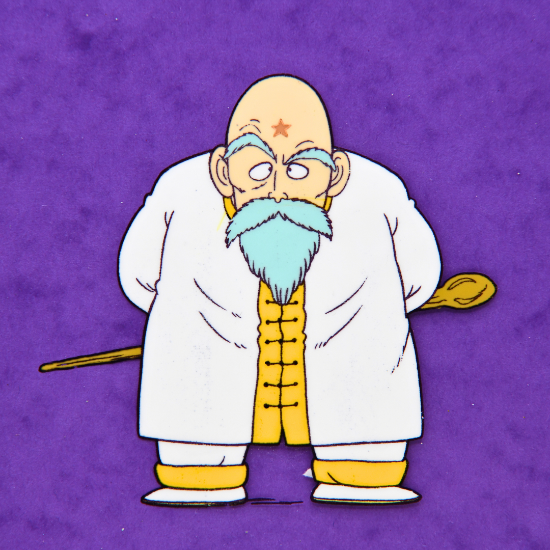 Dr. Slump – “God” Character – original animation production artwork – detail 2