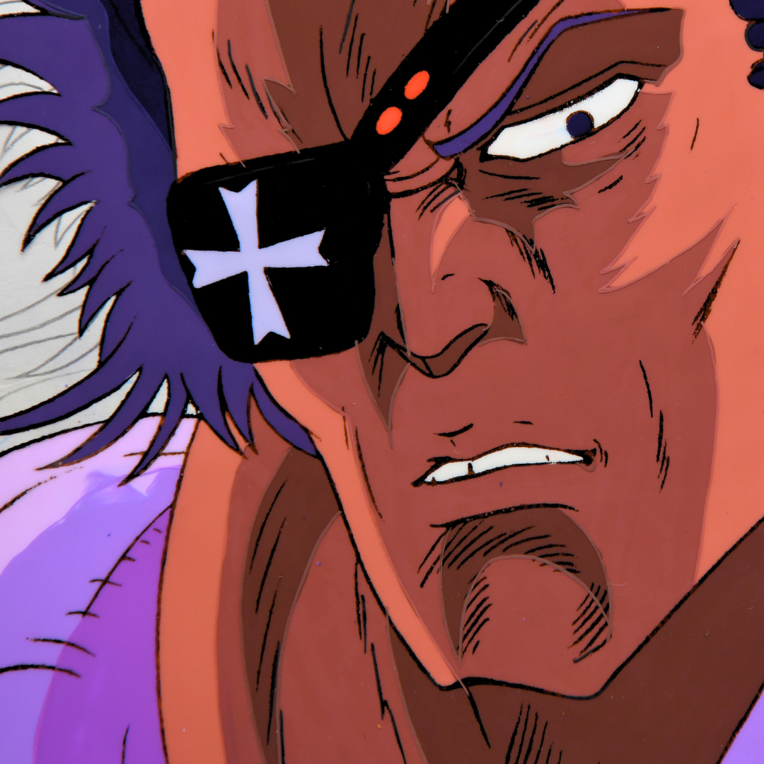 Fist of the North Star (Hokuto no Ken) – Solia Close-Up – Original Animation Cel + Douga (Stuck) (Toei Animation, 1984)
