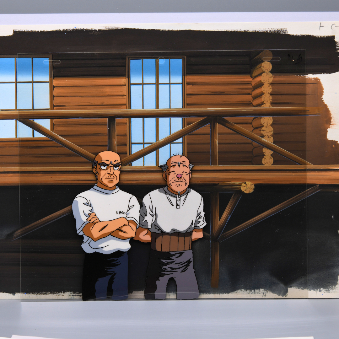 Hajime no Ippo Makunouchi Ippo and trainers original animation production art