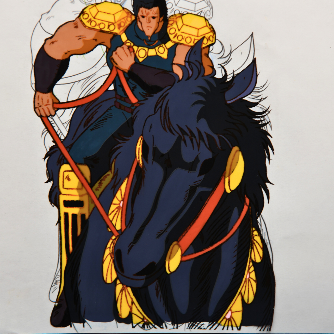 Fist of the North Star (Hokuto no Ken) – Raoh Riding Kokuoh-Go – original animation production artwork