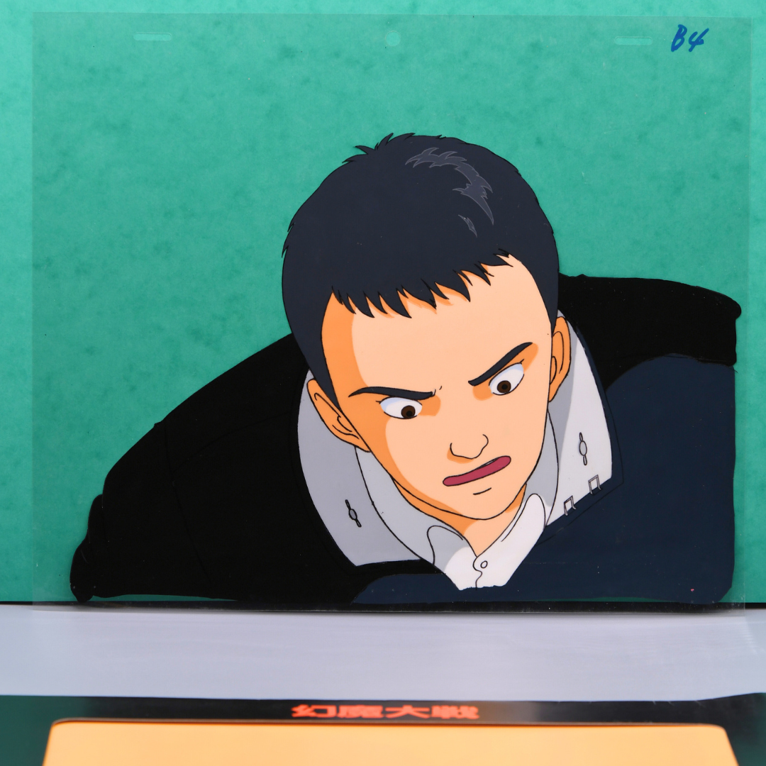 Harmagedon: Genma Taisen – Jo Azuma Close-Up – original animation production artwork – detail 4