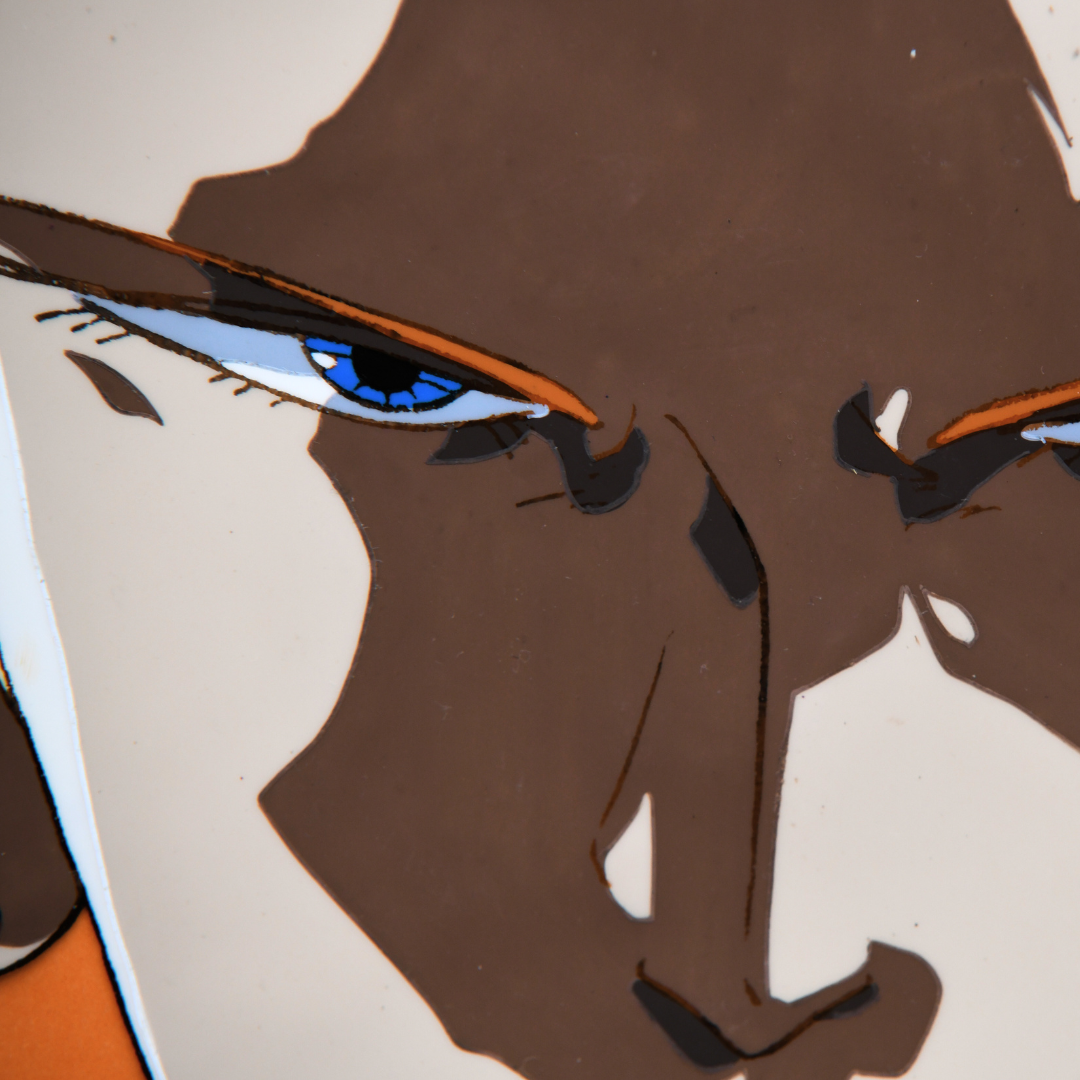 Sonic Soldier Borgman – Valion Portrait – original animation production artwork – detail 3