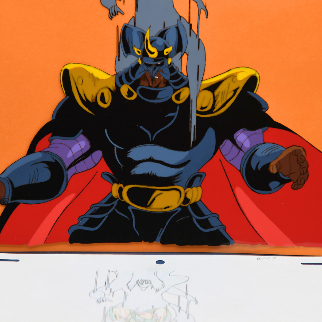Fist of the North Star (Hokuto no Ken) – Kaioh Attacked by Shachi – original animation production artwork – detail 11