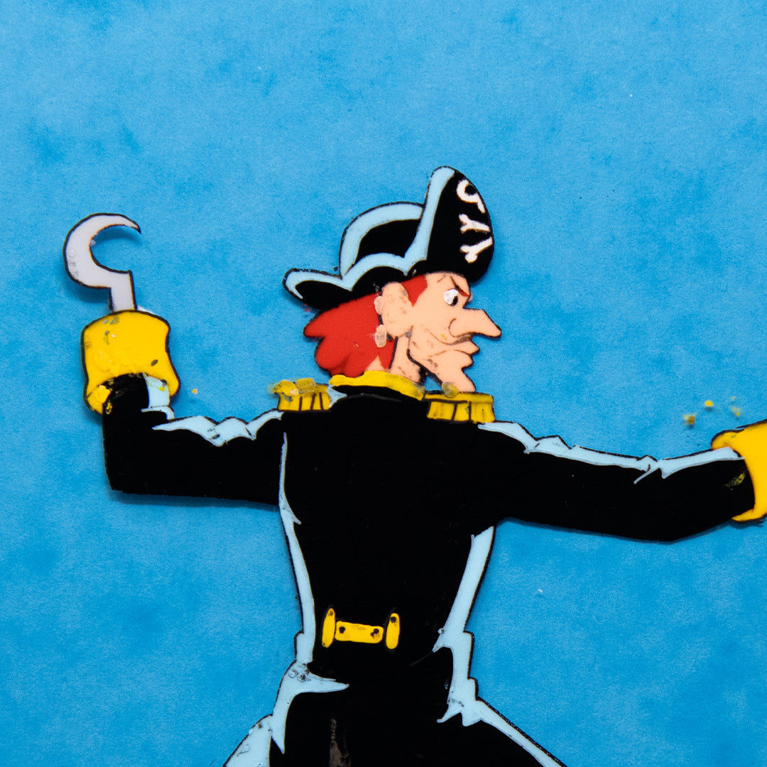 Captain Hook – Original Production Cel – original animation production artwork