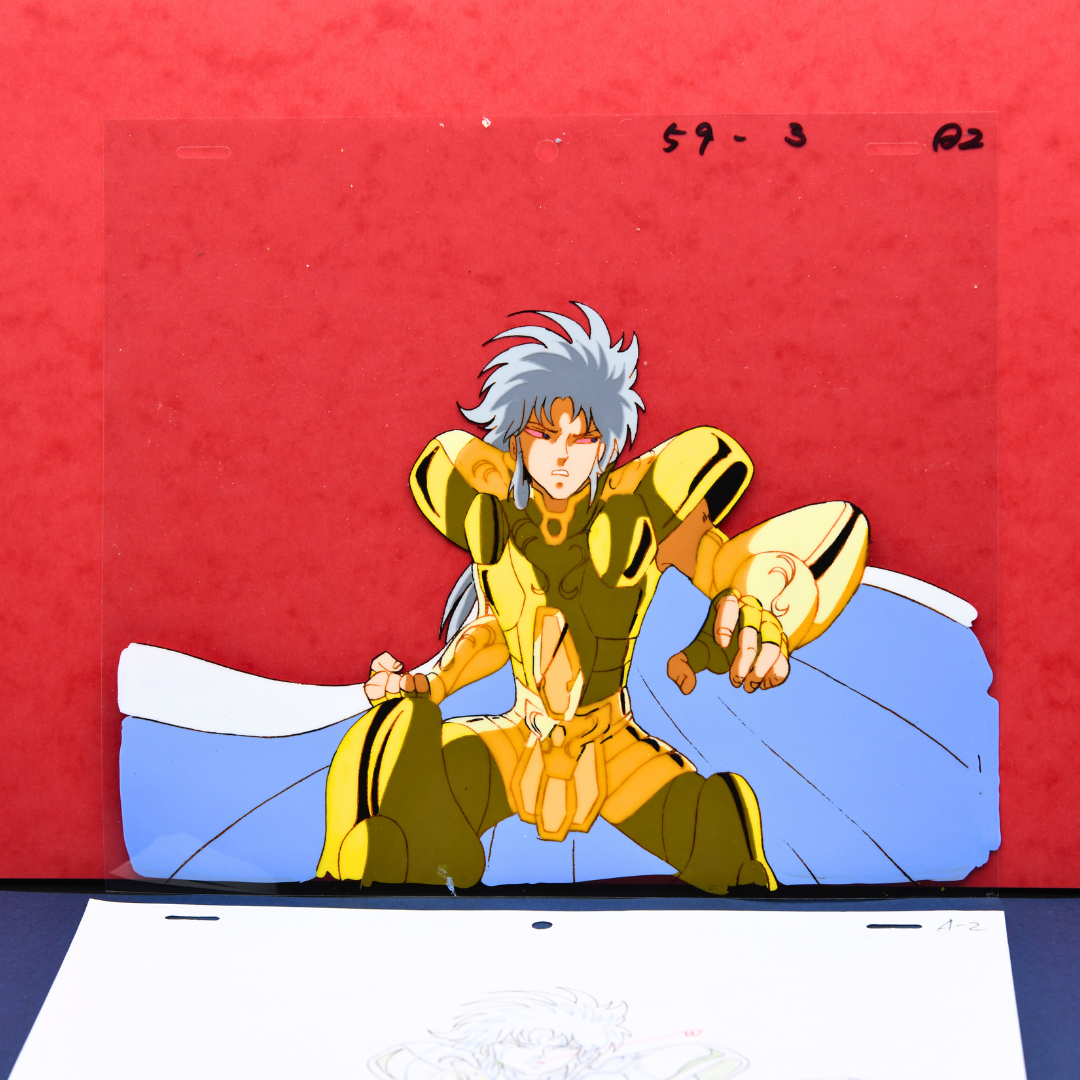 Saint Seiya – Saga, Gemini Saint – original animation production artwork – detail 3