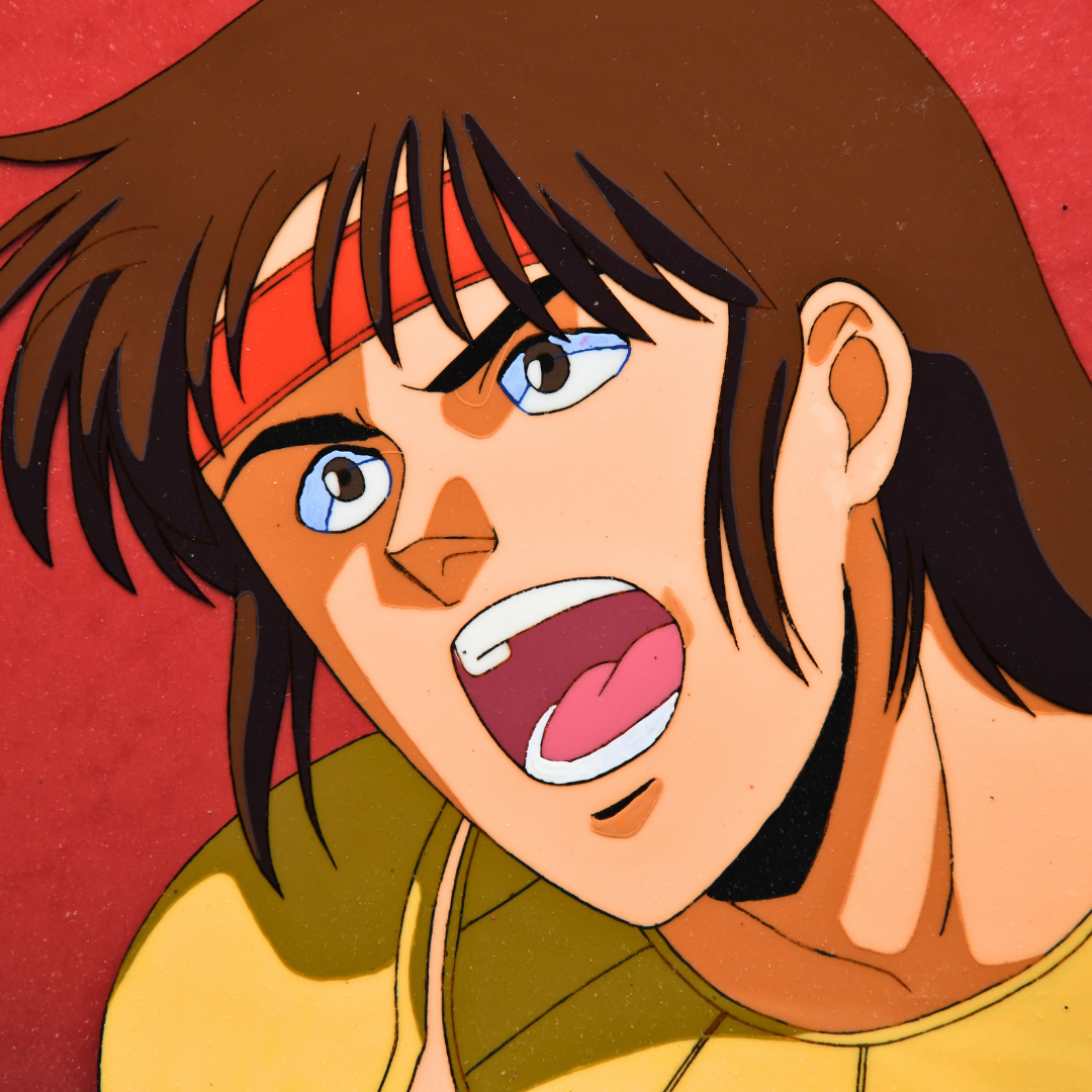 Shurato: The Legend of the Heavenly Sphere – Hyuga Yelling – original animation production artwork