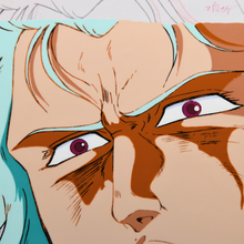 Load image into Gallery viewer, Fist of the North Star - Hokuto No Ken - Rei Close-Up Suffering - Cel Attached to Douga