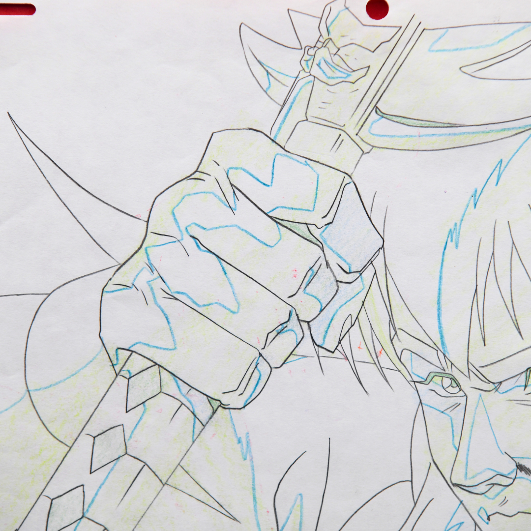 Shurato: The Legend of the Heavenly Sphere – Original Production Douga – original animation production artwork – detail 3
