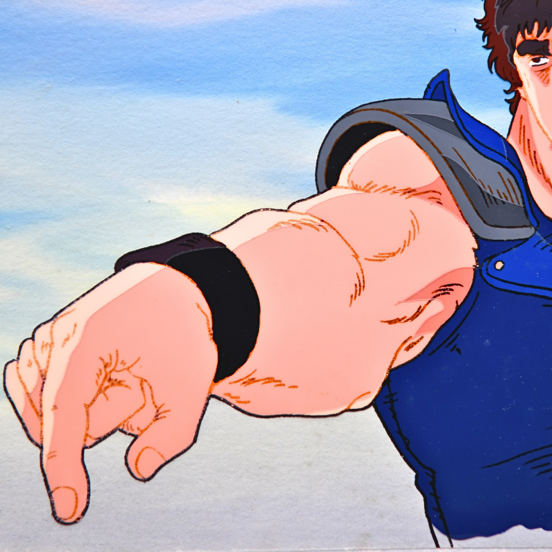 Fist of the North Star (Hokuto no Ken) – Kenshiro Pointing Finger – original animation production artwork – detail 6