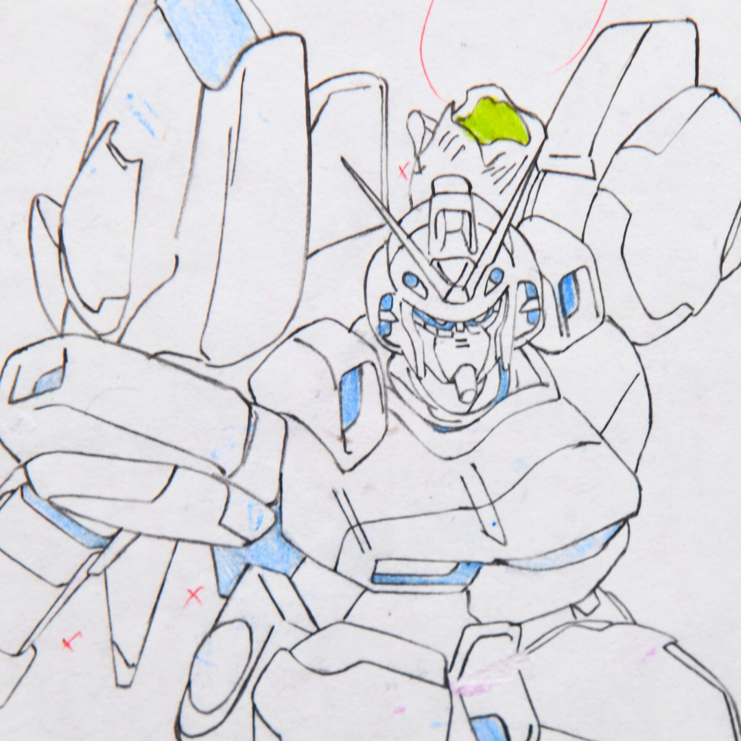 Mobile Suit Gundam – Gundam Mecha – original animation production artwork