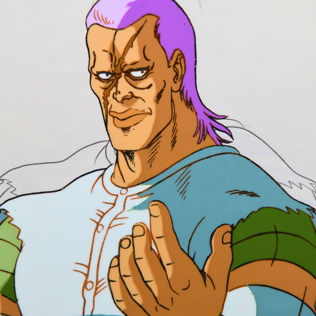 Fist of the North Star - Zorige jungling with acid balls - Original Animation Cel and Douga attached Ep51