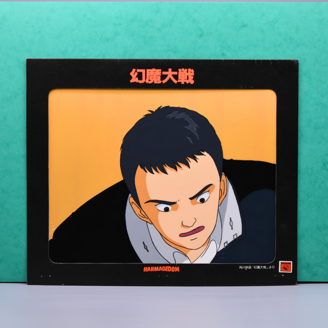 Harmagedon: Genma Taisen – Jo Azuma Close-Up – original animation production artwork – detail 5