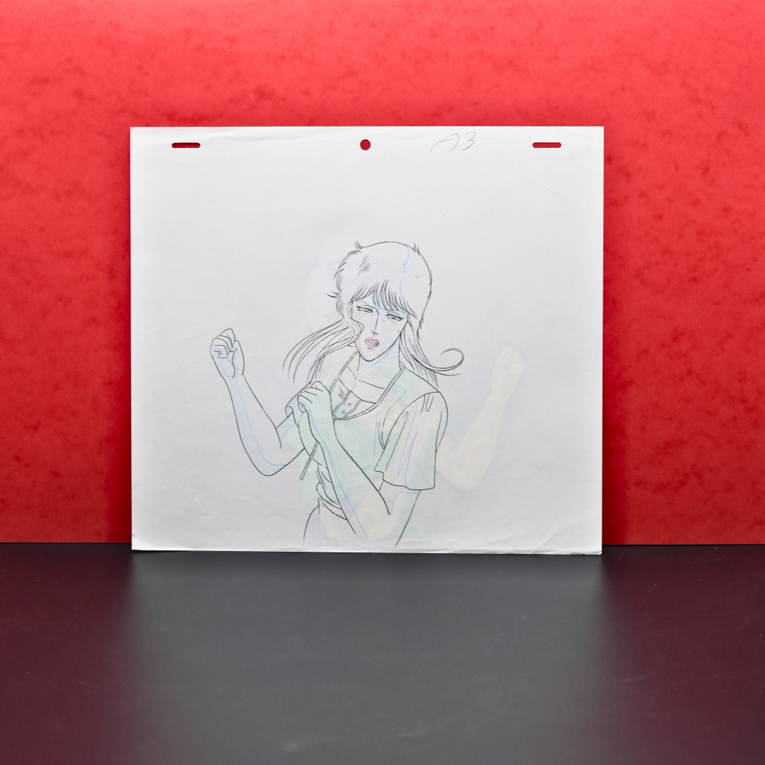 Fist of the North Star (Hokuto no Ken) – Airi in Distress – original animation production artwork – detail 6