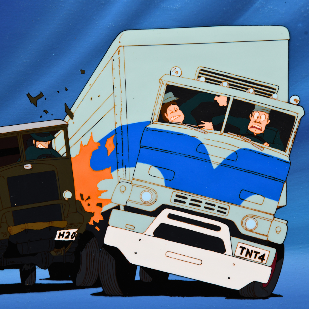 Lupin III – The Chase – original animation production artwork – detail 4