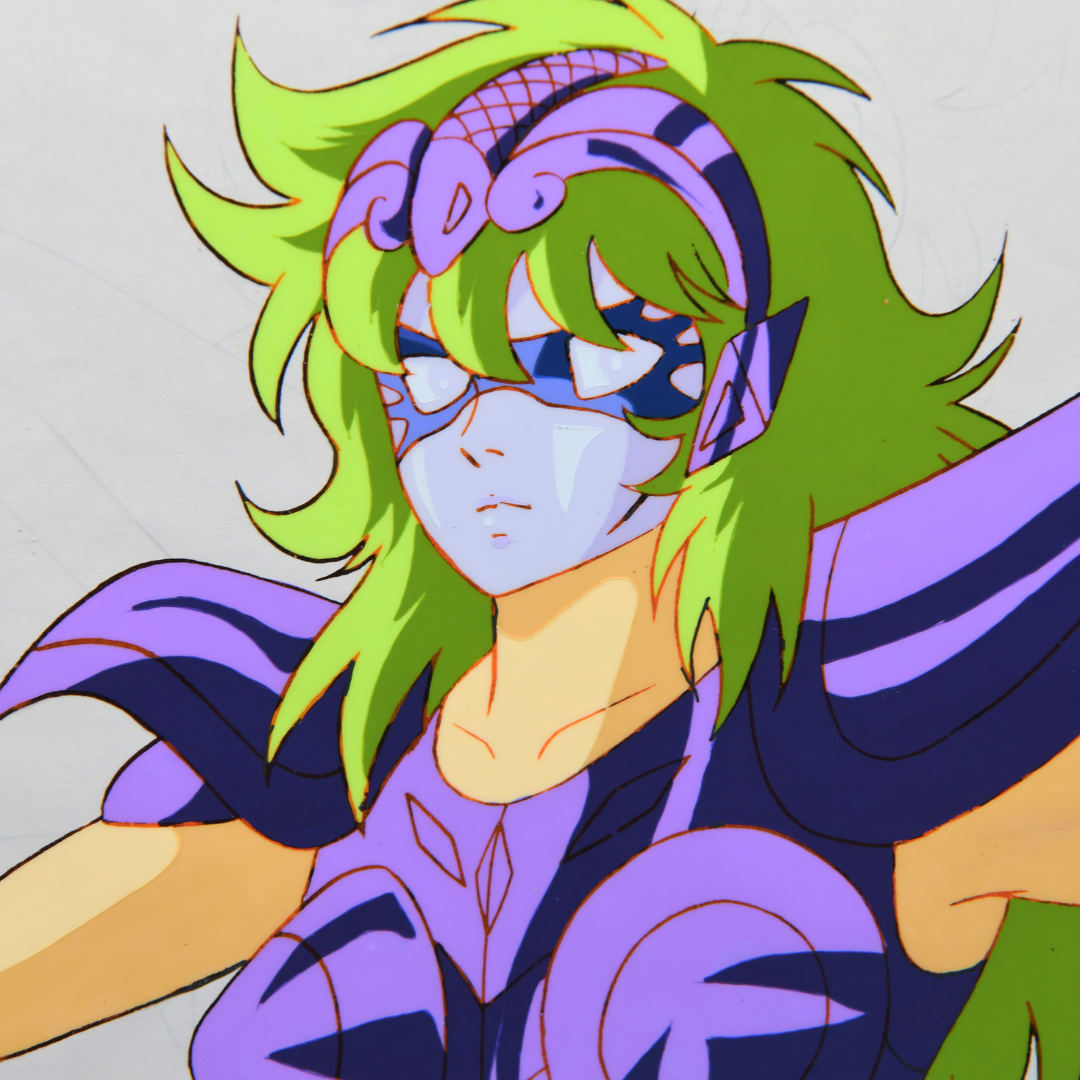 Saint Seiya – Shaina, Ophiuchus – original animation production artwork