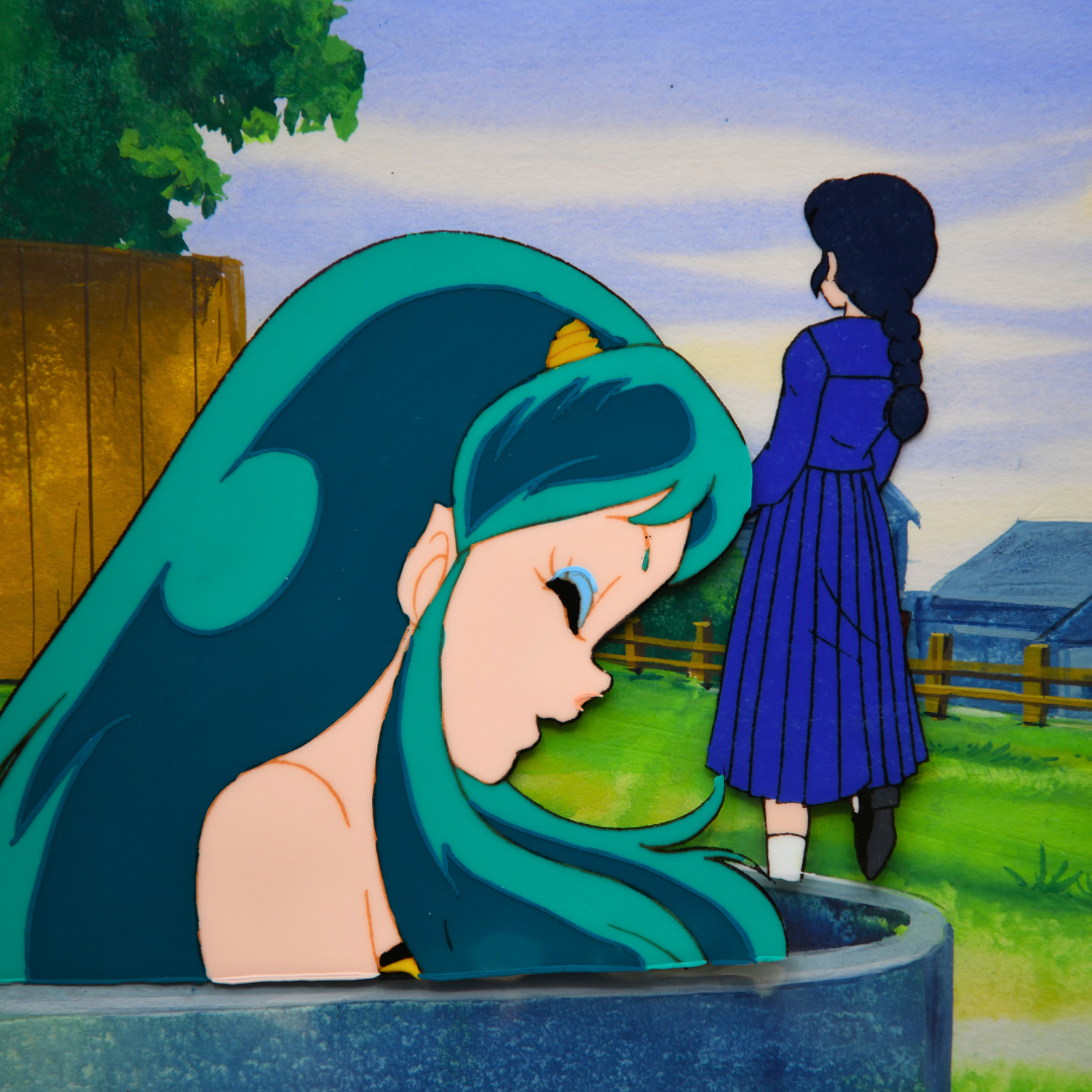 Original anime production art from Rumiko Takahashi’s classic series – cels, douga, and genga from Urusei Yatsura, Ranma ½, and InuYasha

Vintage Japanese animation art by Rumiko Takahashi