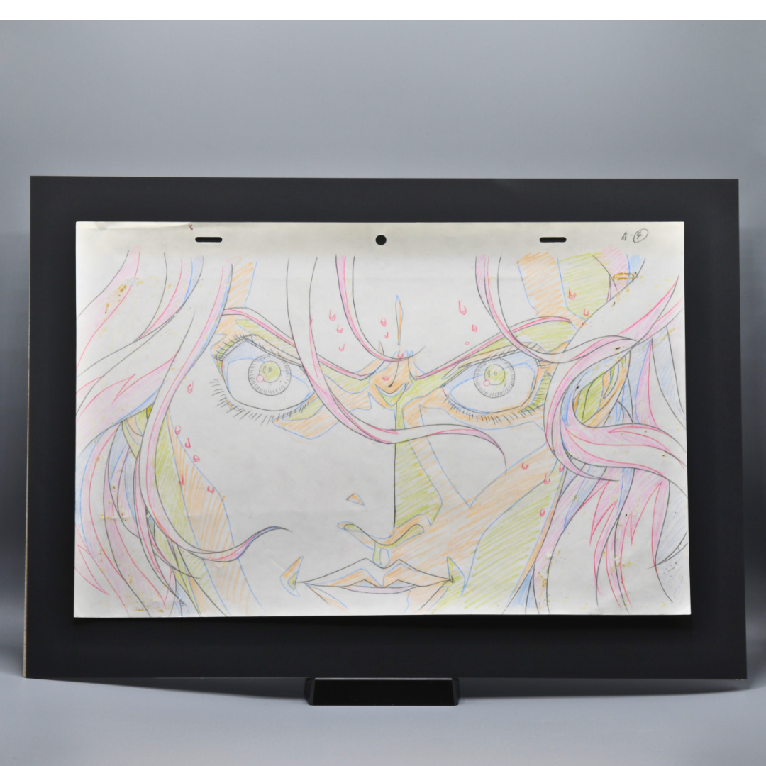 Black Jack: The Movie (1996) – Jo Carol Brane Close-Up – original animation production artwork – detail 4