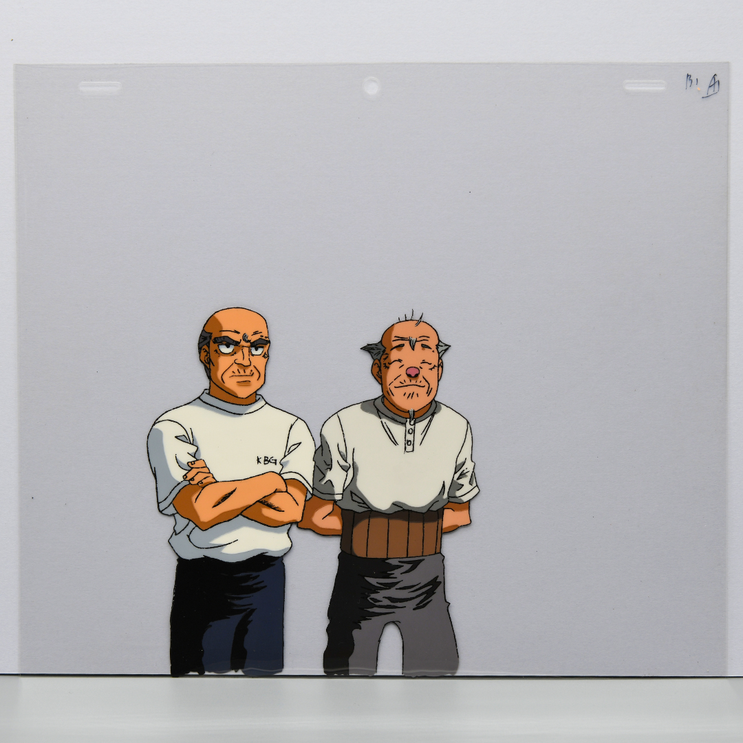 Hajime no Ippo Makunouchi Ippo and trainers original animation production art