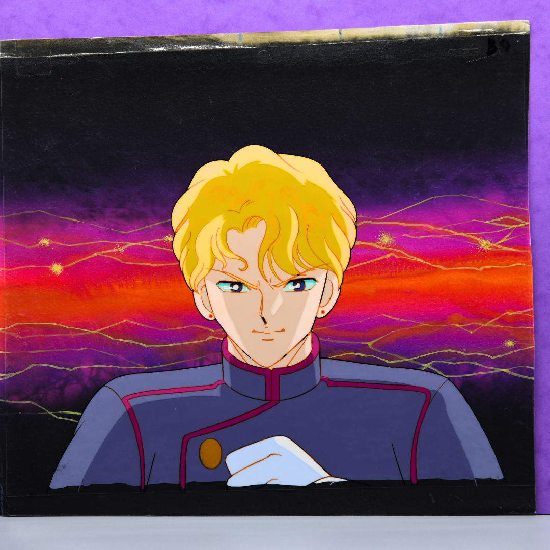 Sailor Moon – King Jadeite – original animation production artwork – detail 4