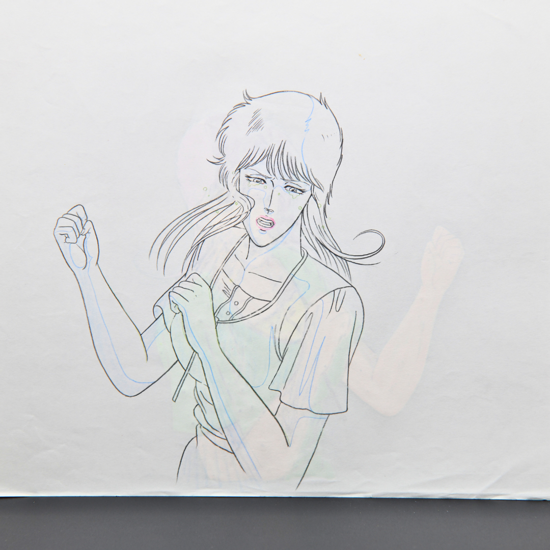 Fist of the North Star (Hokuto no Ken) – Airi in Distress – original animation production artwork – detail 7