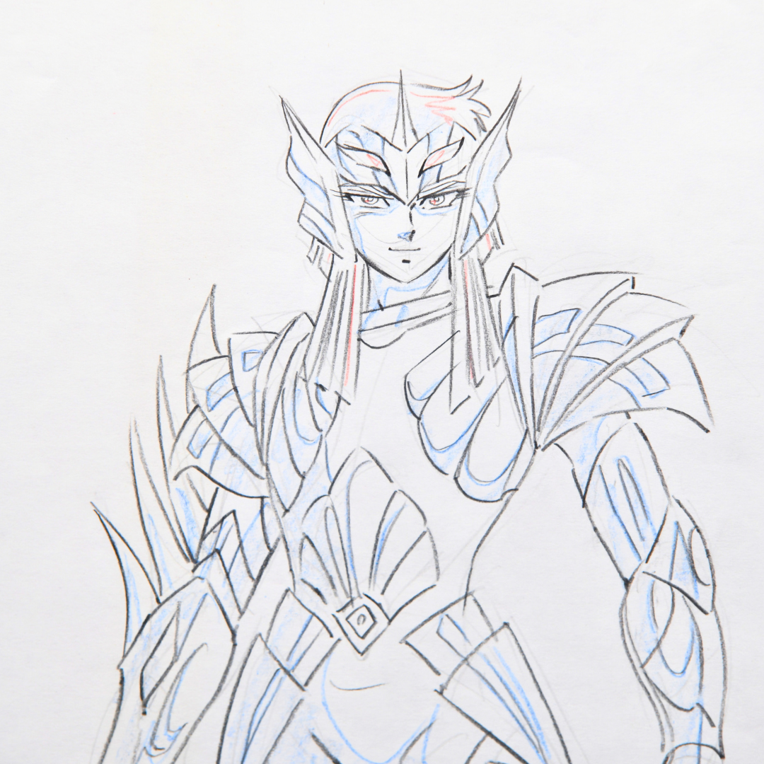 Saint Seiya - Merak Beta Haegen- Original Anime Production Douga + Storyboard copy