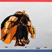 Load image into Gallery viewer, Fist of the North Star - Falco in Armour - Original Animation Cel and Douga (Attached)