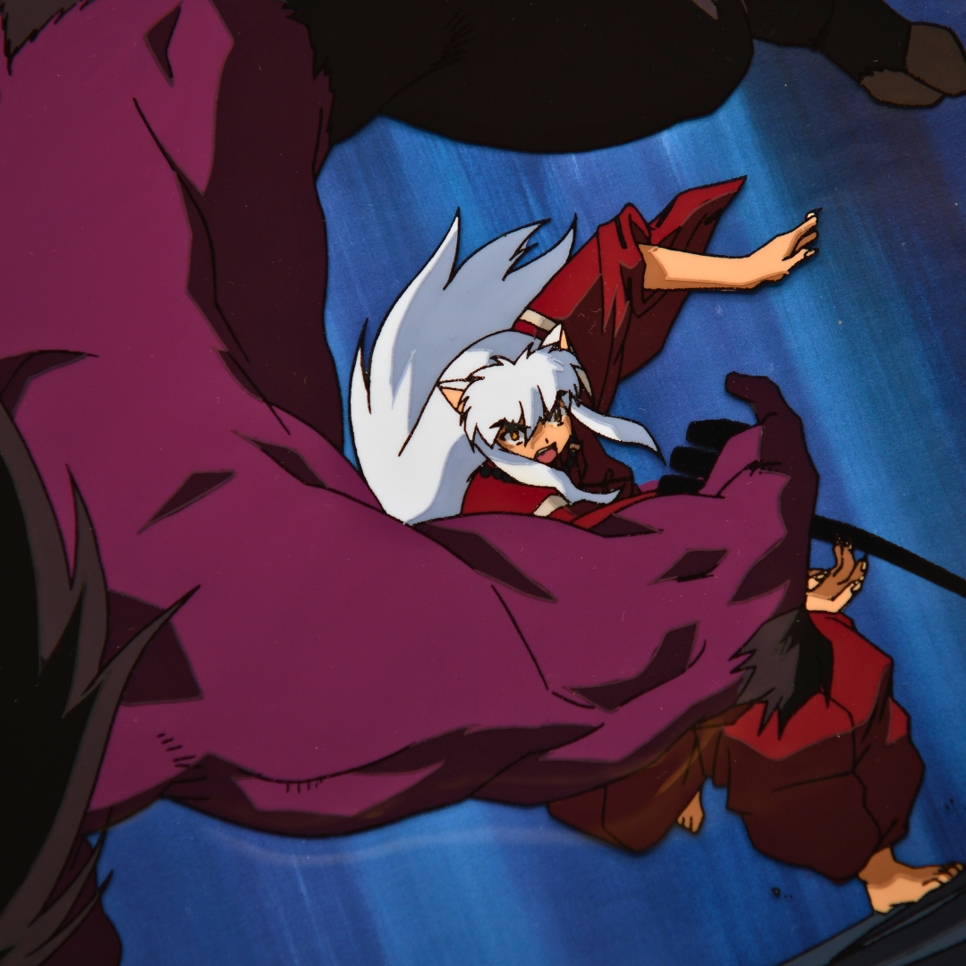 Inuyasha – Inuyasha in Battle – Original Production Cel, Douga and Cop
