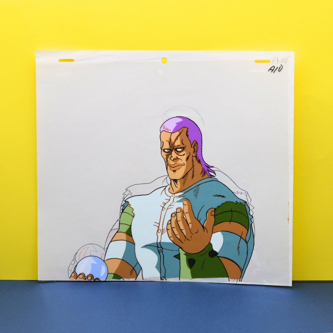 Fist of the North Star (Hokuto no Ken) – Zorige Juggling Acid Balls – original animation production artwork – detail 4
