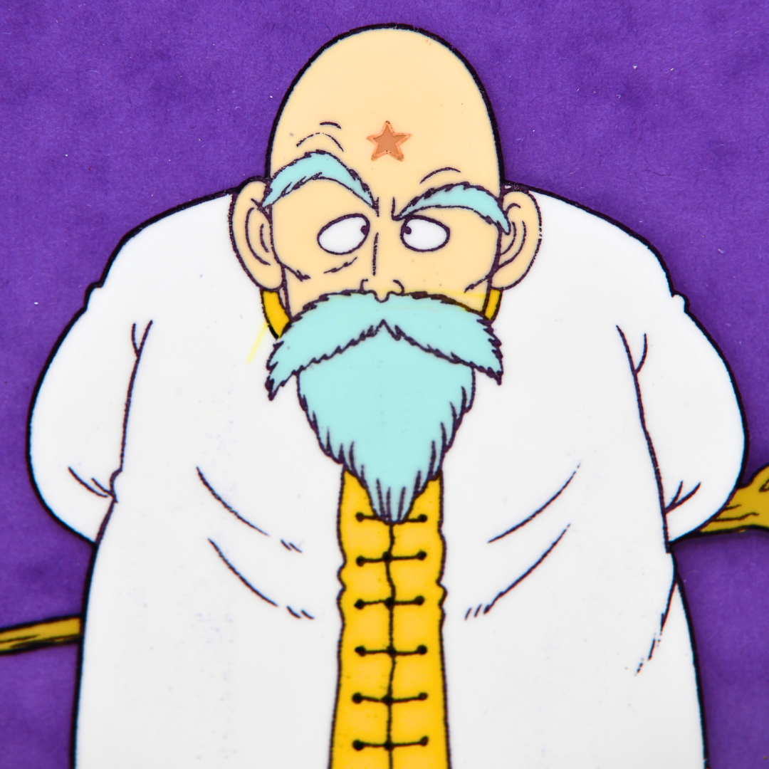 Dr. Slump – “God” Character – original animation production artwork – detail 3