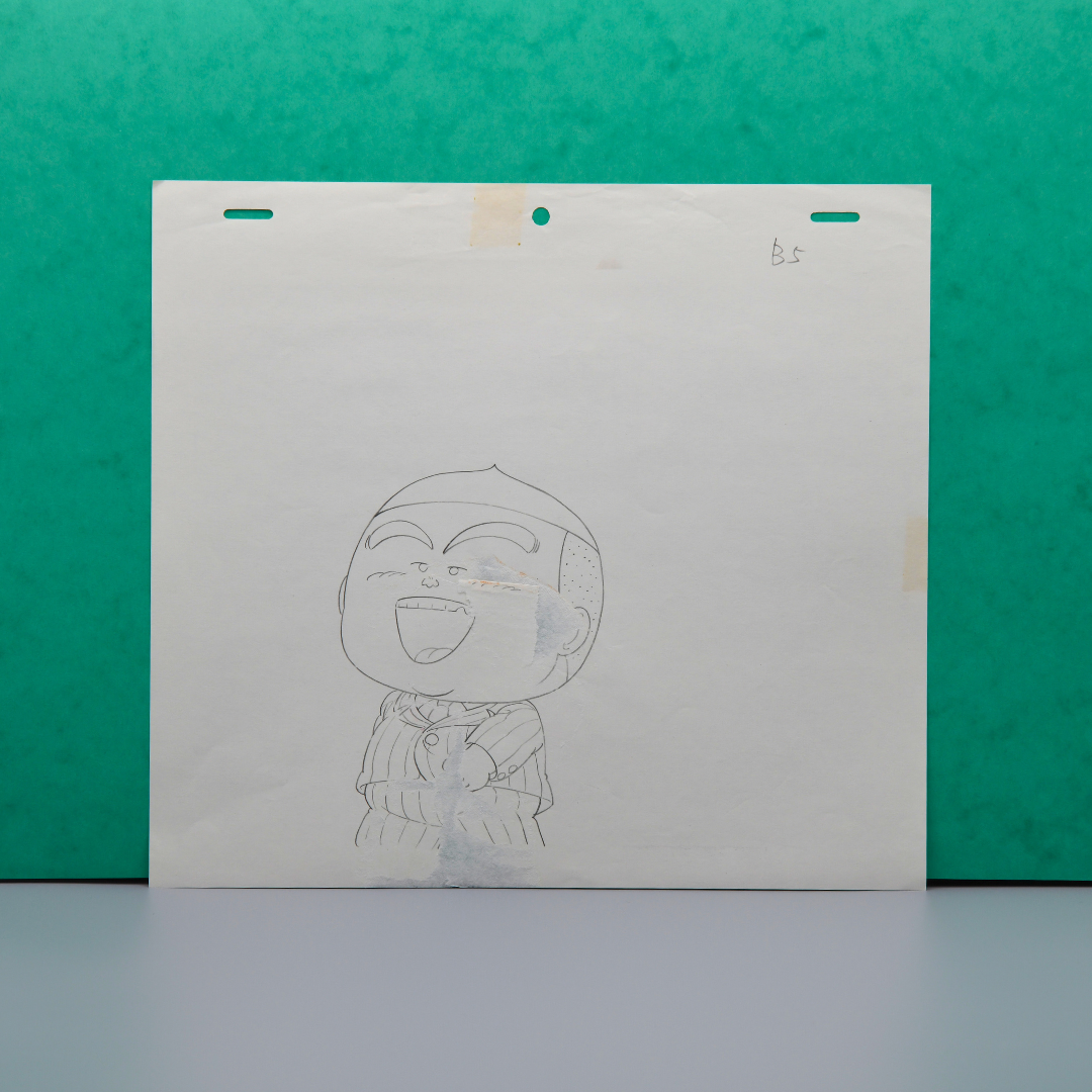Dr. Slump – Daigoro Kurigashira & Suzume – original animation production artwork – detail 6