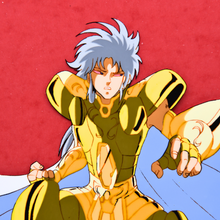 Load image into Gallery viewer, Saint Seiya - Saga Gemini Saint - Original Anime Production Cel and Douga ep. 72