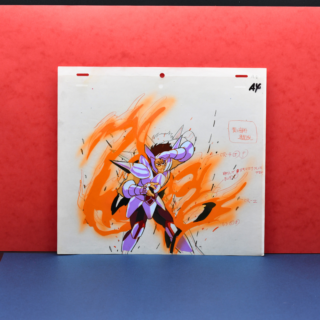 Saint Seiya – Silver Saint Babel – original animation production artwork – detail 6
