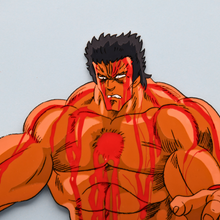 Load image into Gallery viewer, Fist of the North Star - Raoh about to die - Original Animation Cel and Douga and copie BG