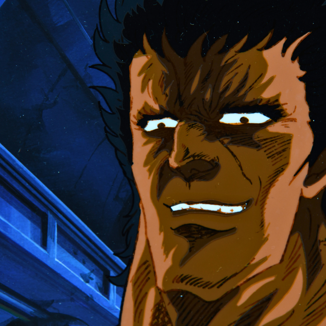Fist of the North Star (Hokuto no Ken) – Raoh Devilish Smile – original animation production artwork – detail 6