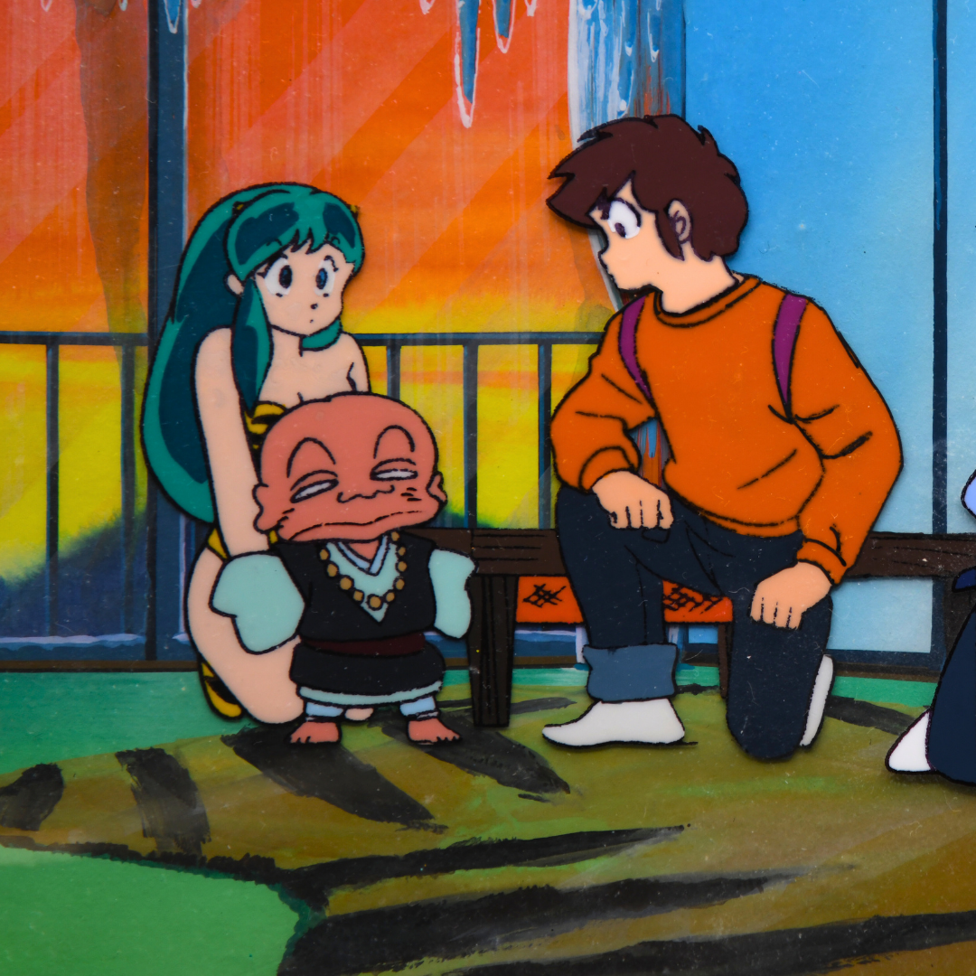 Original anime production art from Rumiko Takahashi’s classic series – cels, douga, and genga from Urusei Yatsura, Ranma ½, and InuYasha

Vintage Japanese animation art by Rumiko Takahashi