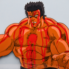 Load image into Gallery viewer, Fist of the North Star - Raoh about to die - Original Animation Cel and Douga and copie BG