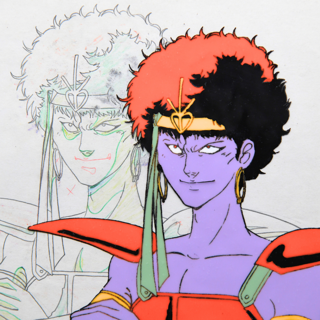 Shurato: The Legend of the Heavenly Sphere – Kubilah Katei, Arms Crossed – original animation production artwork – detail 7