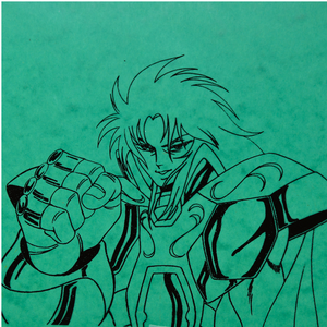 Saint Seiya - Saga Gemini Saint Stunning - Original Anime Production Cel and Douga ep. 73