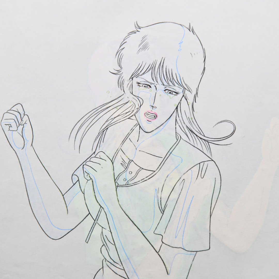 Fist of the North Star (Hokuto no Ken) – Airi in Distress – original animation production artwork – detail 8