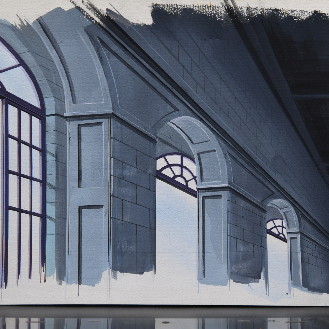 Shurato: The Legend of the Heavenly Sphere – Mayuri Wounded by Arrows – original animation production artwork – detail 7
