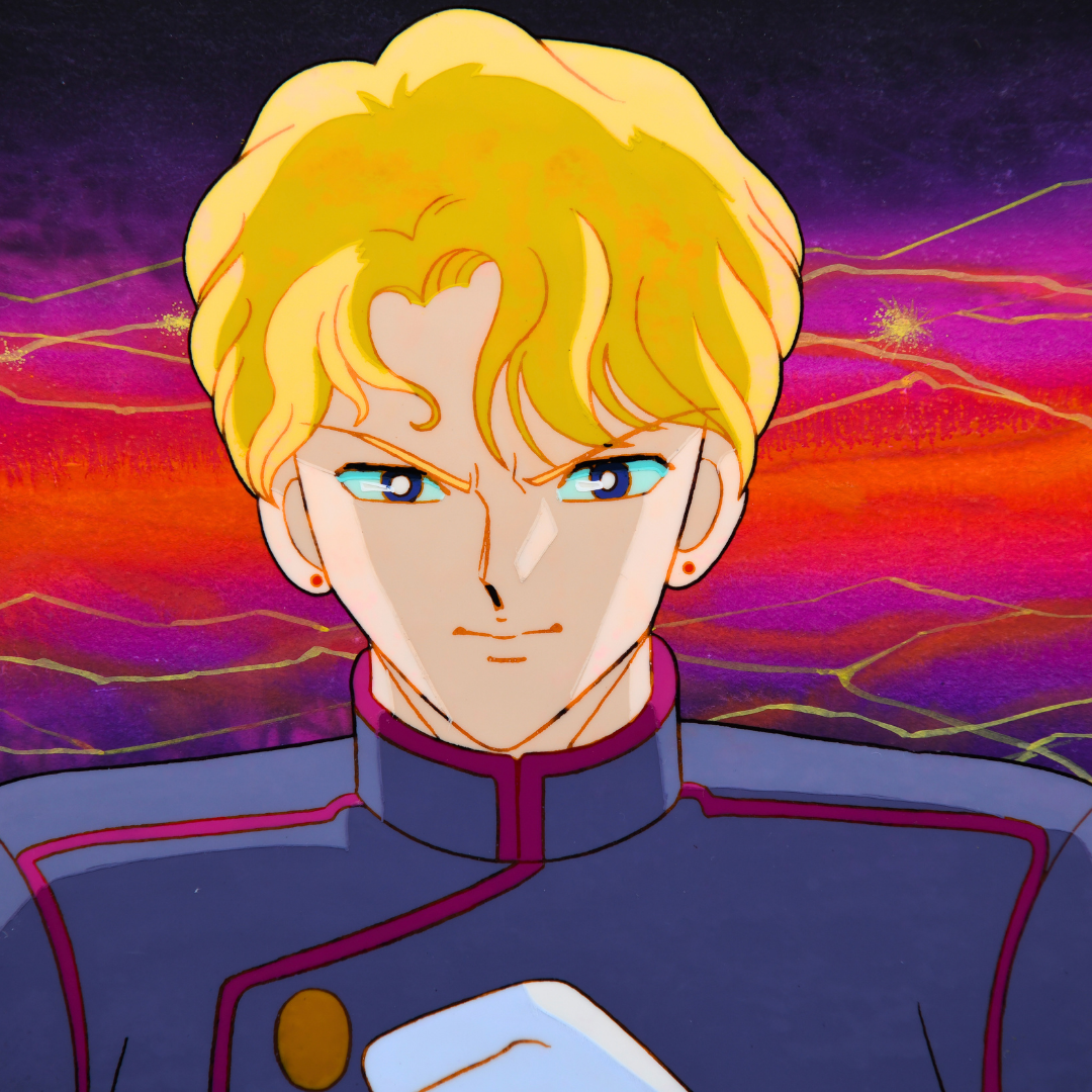 Sailor Moon – King Jadeite – Original Production Cel, Douga & Background (Toei Animation, 1992