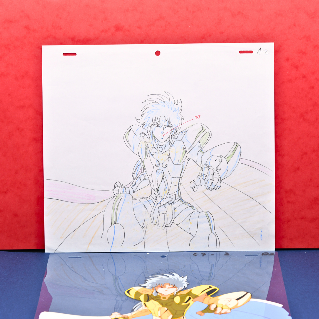 Saint Seiya – Saga, Gemini Saint – original animation production artwork – detail 6