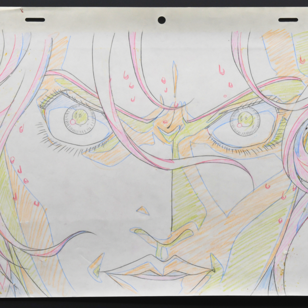 Black Jack: The Movie (1996) – Jo Carol Brane Close-Up – original animation production artwork – detail 6
