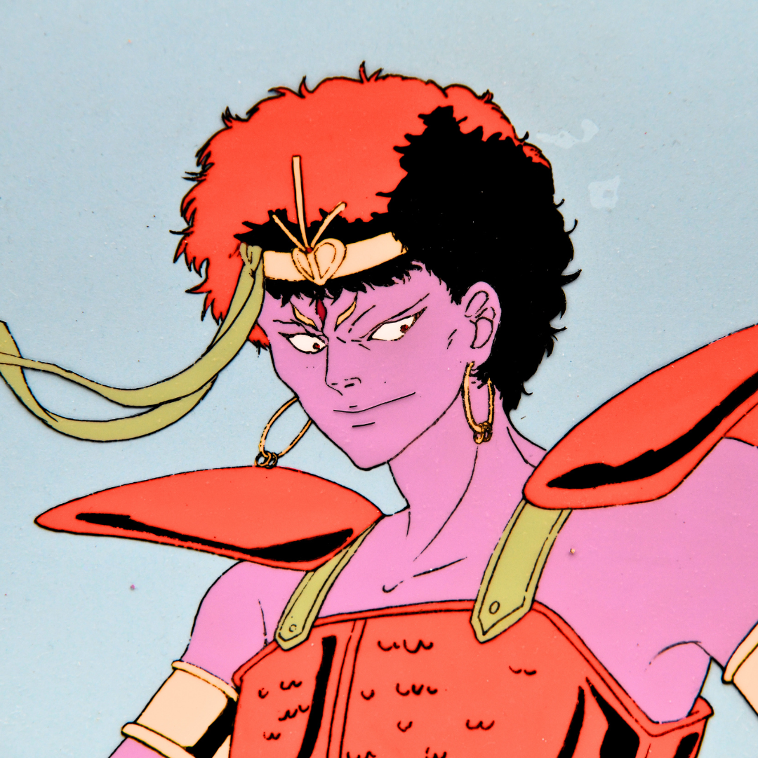 Shurato: The Legend of the Heavenly Sphere – Kubilah Katei Portrait – original animation production artwork – detail 7