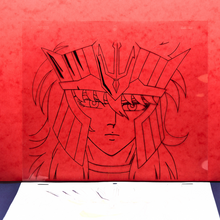 Load image into Gallery viewer, Saint Seiya - Poseidon - Original Anime Production Cel, Douga, and Background ep. 113