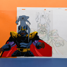 Load image into Gallery viewer, Fist of the North Star - Tetsuo Hara - Kaioh Attacked by Shachi - Original Animation Cel and Douga